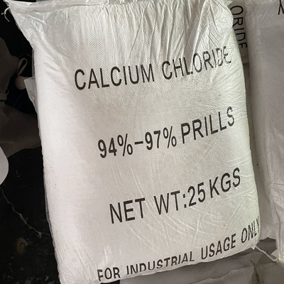 10043-52-4 Kalsium Klorida Prills Pelet Mutiara 94% -97% CaCl2 Sebagai Pengering