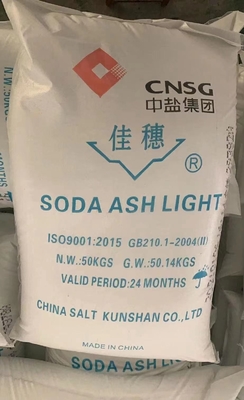 497-19-8 Sodium Carbonate Soda Ash Na2CO3 50kg / Tas Untuk Industri Kaca
