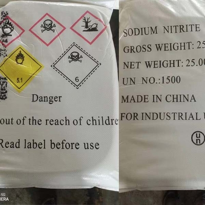 99,3% Min NaNO3 Sodium Nitrate White Powder 25kg/bag