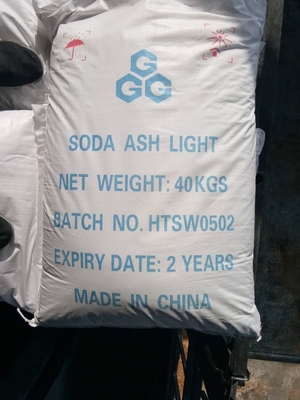 40 KG/BAG Natrium Karbonat Soda Ash Digunakan dalam Perminyakan, Kimia dan pembuatan kertas