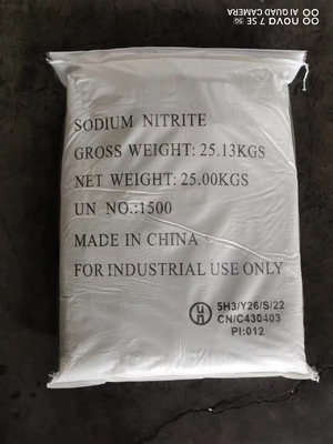 NaNO2 Natrium Nitrite 27 MT / 20 GP 25 KG/ BAG Digunakan untuk Asisten Pewarnaan