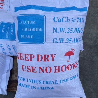 Kalsium klorida CaCl2 CAS 10035-04-8 25 KG / BAG Digunakan sebagai pengering