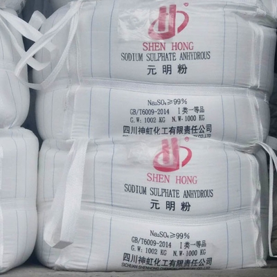 1200 KG / BAG garam Glauber Na2so4 Natrium Sulfat Anhydrous 99% Harga untuk deterjen dan kaca