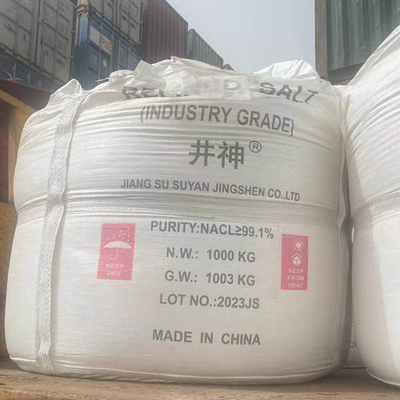 Kristal putih NaCl Natrium klorida 1000 KG / BAG Digunakan sebagai bahan baku kimia