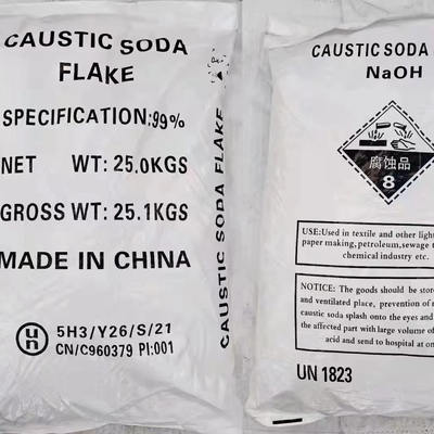 99% Soda Kaustik Berkualitas Industri Natrium Hydroxide 1310-73-2