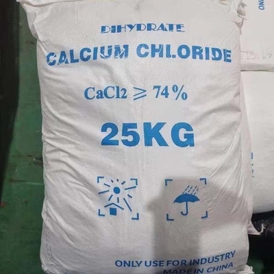 Kalsium klorida 25kg/Kantong Serpihan putih