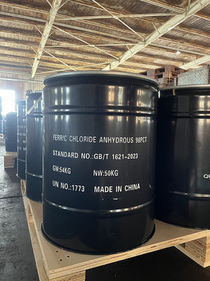 Ferric Chloride Solid FeCL3 Anhydrous untuk pewarnaan dan pencetakan Pengolahan air limbah UN NO. 1773