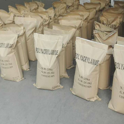 25 KG/BAG PAM Polyacrylamide Partikel Putih CAS 9003-05-8 Digunakan untuk Pengolahan Air